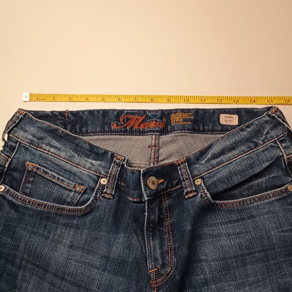 Mavi Women's Molly Mid Rise Bootcut Size 30/10 Medium Dark Wash - Picture 8 of 11